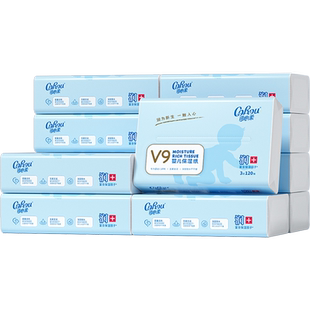 可心柔婴儿纸巾保湿云柔巾新生婴儿专用超柔乳霜纸鼻涕纸家庭装