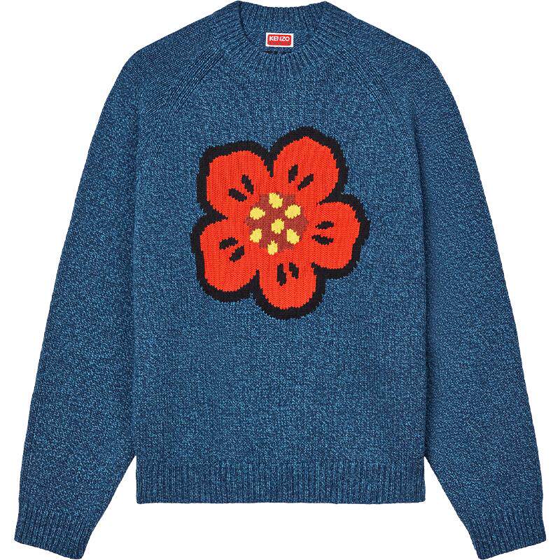KENZO 男士BOKE海棠花经典版型套头针织衫