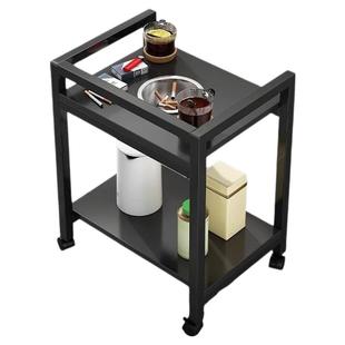 麻将茶几茶水架可移动棋牌室专用茶水桌麻将桌旁迷你小边几置物架