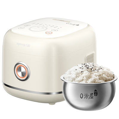 九阳0涂层电饭煲家用多功能3L智能316L不锈钢球胆不粘电饭锅30N1S