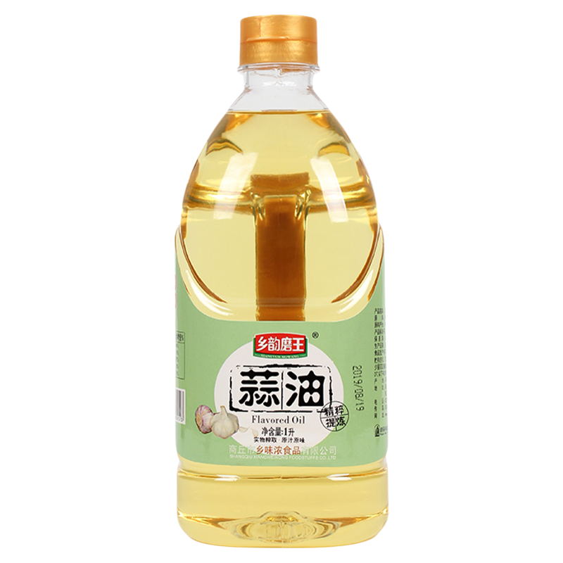 乡韵磨王葱姜蒜油140ml瓶装家用