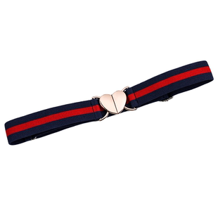 儿童皮带女童弹力腰带心型小公主裤带橡皮筋女孩子腰饰搭配连衣裙