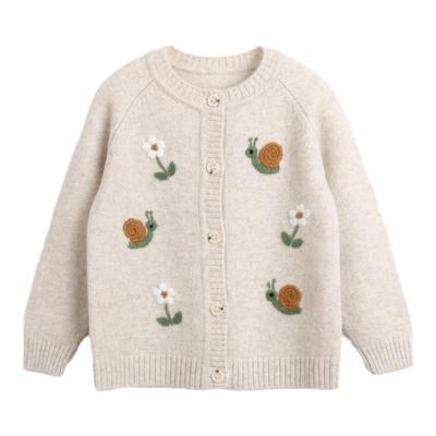 女童羊绒衫开衫儿童毛衣