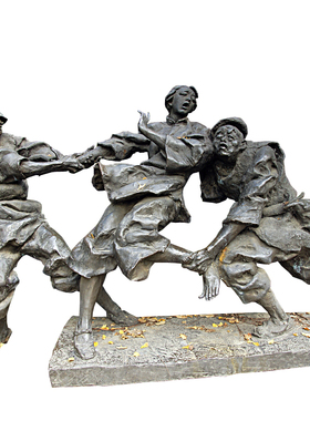 商业步行街民风主题城市人物雕塑