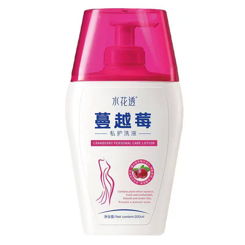 【进口成分】水花透蔓越莓私处洗液温和清洁弱酸祛味持久留香女士