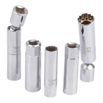 磁性万向火花塞套筒超薄14mm16mm汽摩托车火花塞扳手拆卸专用工具