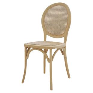 北欧美式乡村实木餐椅复古简约仿旧靠背单人休闲椅客厅家用婚礼椅