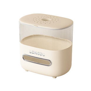 纸巾盒家用客厅创意桌面抽纸盒鱼缸一体多功能收纳高透水族饲养缸