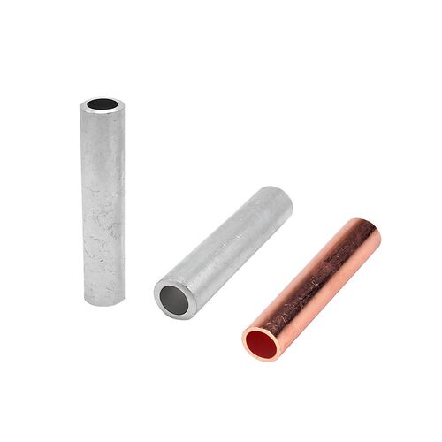 紫铜GT连接管对接端子小铜管电线接头连接器套装紫铜对接头压接头