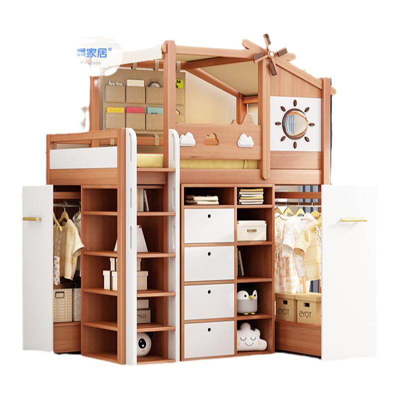 meta树屋床上层床收纳袋
