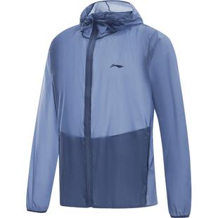 李宁防晒衣男春夏季外套防泼水抗紫外线轻量户外登山运动风衣男