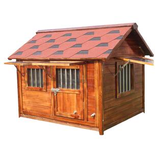 户外实木质拉布拉多狗窝防水小中大型犬狗笼金毛狗屋泰迪狗房包邮