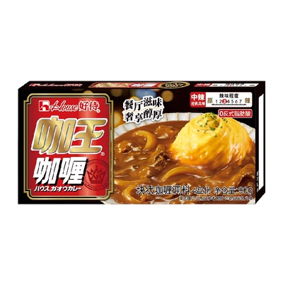 好侍中辣3号house块状咖喱