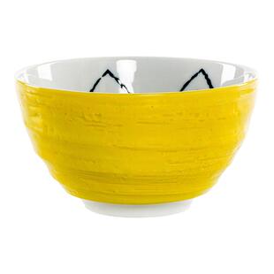 日本进口釉下彩家用美浓烧招财猫陶瓷碗拉面碗大号卡通米饭碗日式