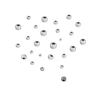 超闪施华洛同款水晶玻璃平底钻白色奥钻美甲饰品水钻小钻指甲配饰