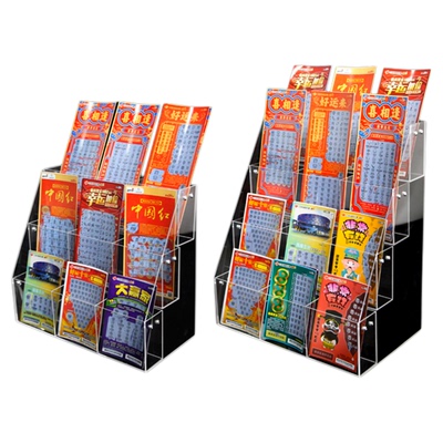 手工亚克力材质桌面彩票店铺透明