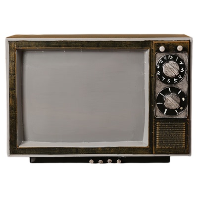 老式黑白电视机复古怀旧老物件