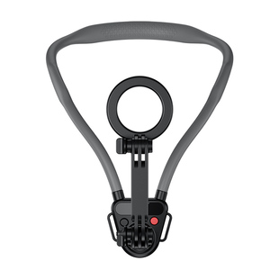 JJC 手机挂脖支架运动相机action5pro/4/3 Osmo360第一视角拍摄vlog直播防抖骑行跑步多角度拍摄 Pocket3支架