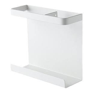 日式磁性洞洞板配件珐琅板收纳厨房收纳冰箱侧壁收纳架磁吸置物盒