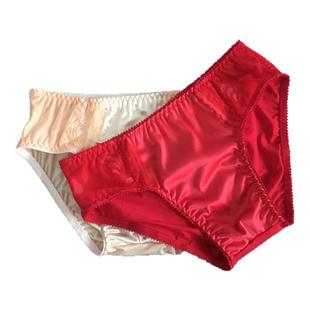 日单丝滑闪亮缎面男士女性化设计自然舒适性日常穿健康性感小内裤