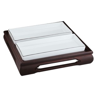 创意荷叶饼夹梅菜扣肉餐具模具长条方形饭店专用盘子酒店特色菜盘