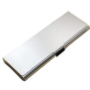 商务金属笔盒不锈钢笔盒金属文具盒时尚个性大学生笔盒学生文具盒