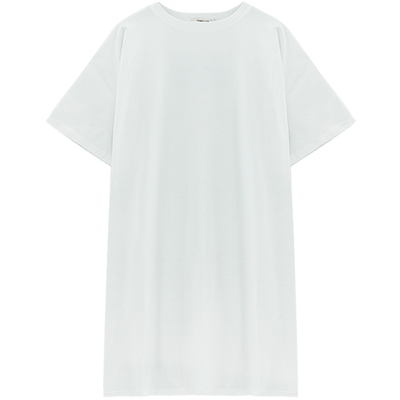 短袖韩版T恤大版宽松过膝纯棉女