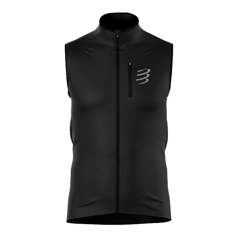 COMPRESSPORT运动 飓风 防风 马甲 v4 男 轻薄皮肤衣跑步马夹背心