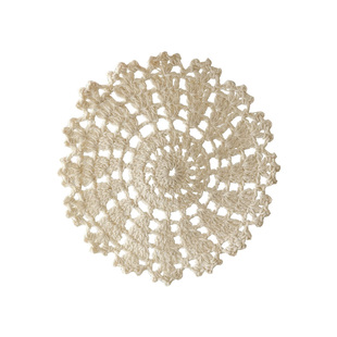 枝悟 转运花蕾丝垫 手工编织文艺家居装饰摆件布垫花瓶垫香薰垫