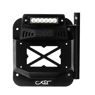 北京bj40改装小书包备胎牌照架越野简易备胎支架40尾门高位倒车灯