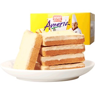 盼盼梅尼耶干蛋糕1000g早餐饼干整箱独立装休闲零食办公室食品