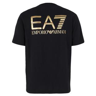 Armani/阿玛尼EA7 男士时尚奢华金标纯棉短袖T恤 6DPT06 PJFFZ