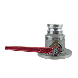 油罐车球阀加油站柴油卸油口3寸DN80/4寸DN100铝合金单向球阀阳端