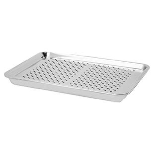 仁峰家用不锈钢茶盘功夫茶具铁金属茶托盘简约茶台带排水