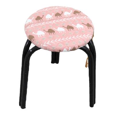 绒面夹层丝绵圆凳子套罩工厂直销