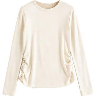 孕妇打底衫上衣孕妇秋衣春装内搭春秋季外出t恤遮肚子不显怀春夏