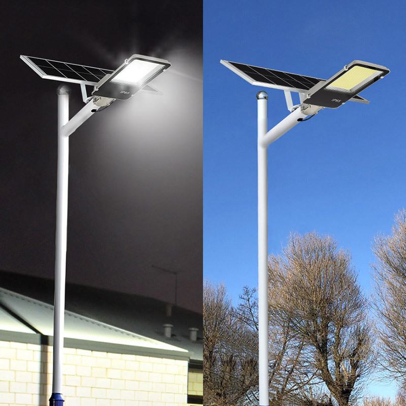 太阳能led户外路灯投光灯庭院灯太阳能防水延长线米板新款5