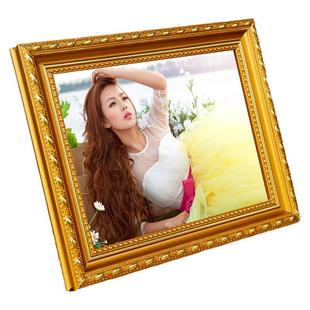 欧式实木相框 金色照片框5寸6寸7寸8寸12寸摆台相框 画框挂墙定做