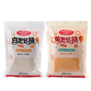 百钻面包糠200g家用小包装油炸金黄色炸鸡粉鸡排裹粉脆皮粉面包康