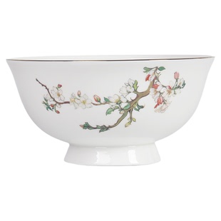 顺祥陶瓷骨瓷碗盘套装家用乔迁新居碗2025新款高颜值饭碗结婚餐具