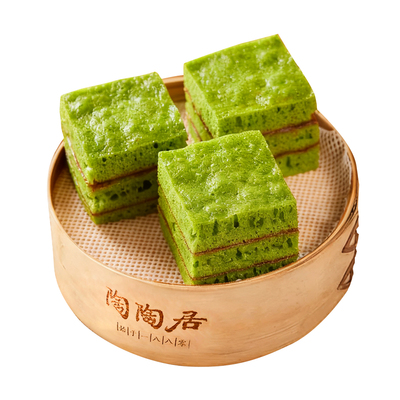 手作菠菜抹茶枣泥糕发糕蒸糕点心