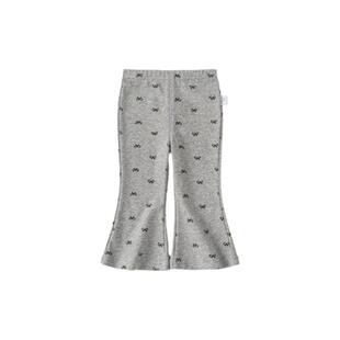 女童裤子女宝宝喇叭裤春季童装女宝裤子春装小女孩秋春款洋气长裤