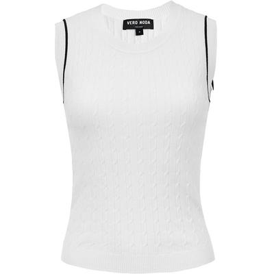 VeroModa纽花纹理针织衫