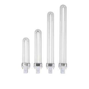 学生台灯灯管2针 9w护眼节能灯7w 浴霸照明灯泡11w u型两针15瓦