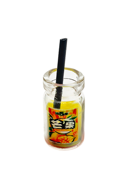 吸管杯水果片玻璃仿真饰品配件