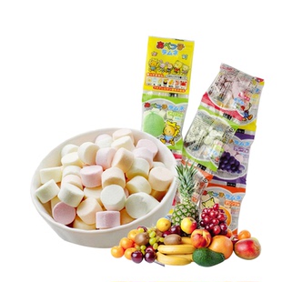 日本进口安部五味水果汽水味糖十连包40g 儿童糖果零食品