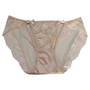 2025新款内裤女士性感纯欲诱惑高级缎面网纱镂空低腰半包臀裆纯棉