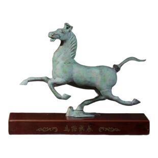 景德镇仿青铜马踏飞燕两斤装陶瓷工艺酒瓶酒坛 2斤密封酒罐带礼盒