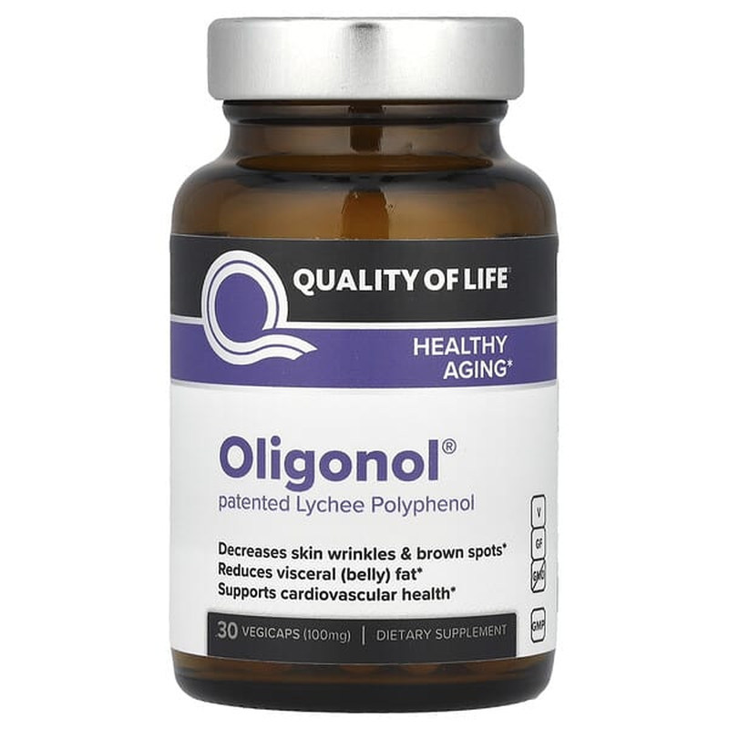 QualityofLife荔枝多酚胶囊血管代谢帮助天然抵氧化肌肤焕亮