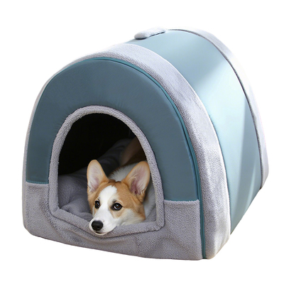 狗窝四季通用可拆洗封闭式狗房子